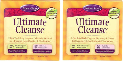 Nature's Secret - Nature’s Secret Ultimate Cleanse – Limpeza e Desintoxicação Total – 60 cápsulas