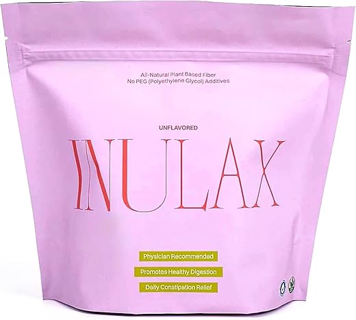 Inulax - Suplemento de Fibra à Base de Plantas Natural | Alívio da Prisão de Ventre para Mulheres e Homens | Marca em Destaque