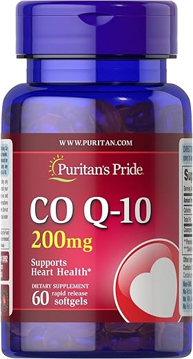 Puritan's Pride - Puritan’s Pride Q Sorb Coq-10 200 Mg – 1 Frasco 60 Softgels | Compre Agora!
