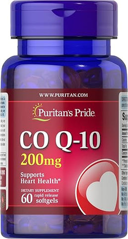Puritan's Pride - Puritan’s Pride Q Sorb Coq-10 200 Mg – 1 Frasco 60 Softgels | Compre Agora!