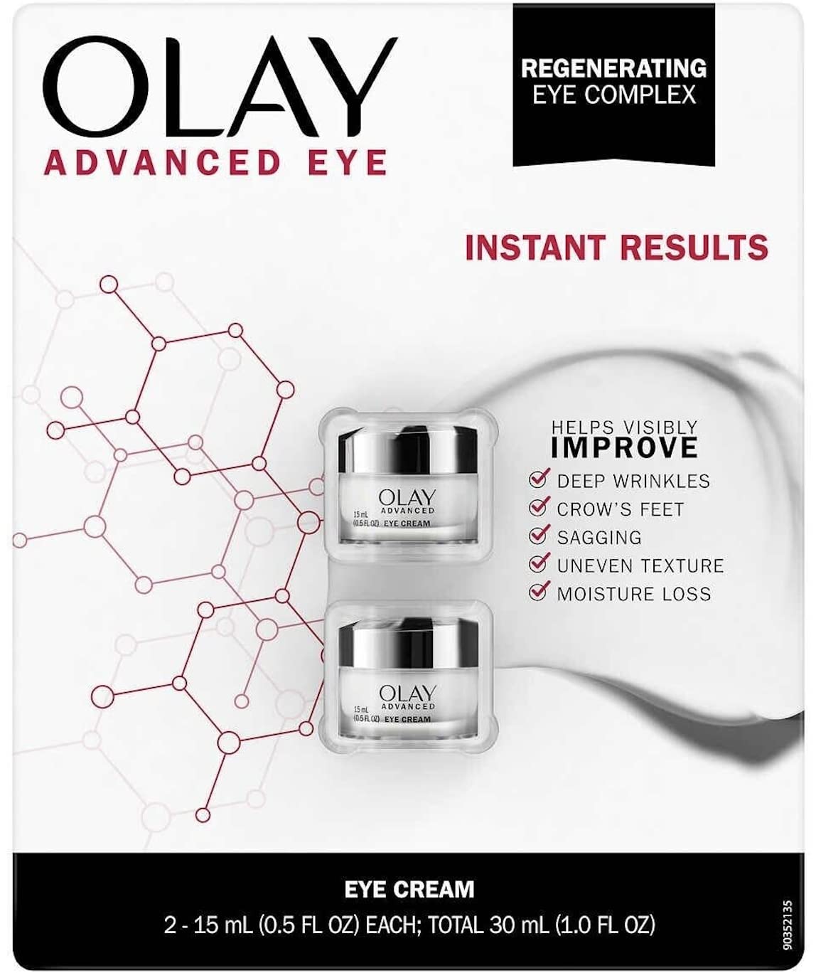 Creme para os Olhos Olay Avançado, 15ml (Pacote com 2) (30g)