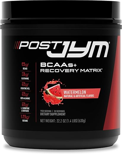 JYM Supplement Science - Post JYM Active Matrix – Melancia | Energia e Recuperação Pós-Treino | 30 doses | 600g
