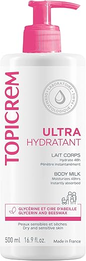 Leite Corporal Ultra-Hidratante 500ml | Hidratação Intensa | Pele Macia e Nutrida - Topicrem