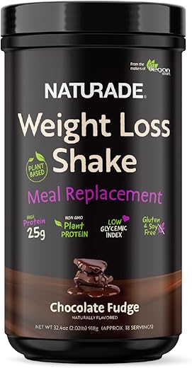 Shake Emagrecedor à Base de Plantas, 25g Proteína, 6g Fibra Alimentar, Sem Glúten - Naturade