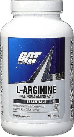 GAT SPORT - GAT Sport L-Arginine Tablets 180 Unidades – Aumente seu Desempenho Físico e Energia
