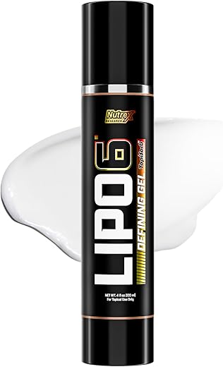 Nutrex Research - Lipo 6 Defining Gel – Creme de Ação Rápida para Homens | Marca Lipo 6