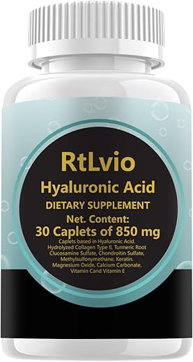 Generic - Novo Hyaluronic-Acid 30 Cápsulas 850 mg (Embalagem de 1) – Ácido Hialurônico de Alta Qualidade