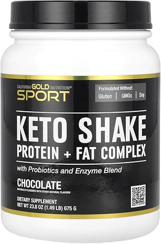 Sport Shake Keto Chocolate 675g – Nutrição Esportiva de Alta Qualidade - California Gold Nutrition
