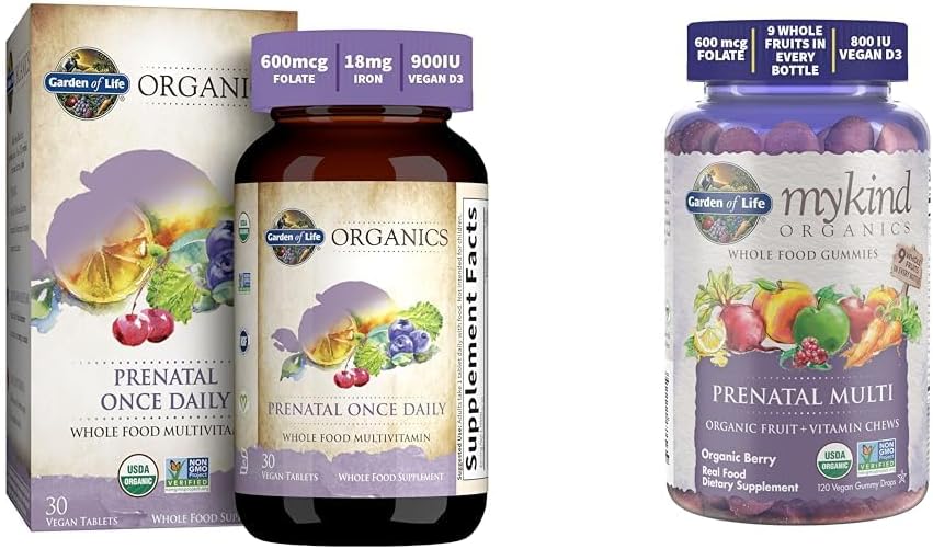 Organics – Vitaminas Pré-Natais para uma Gravidez Saudável - Garden of Life