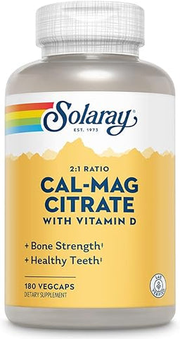SOLARAY - Solaray Cálcio 1000mg – Fortaleça seus ossos com a marca líder em suplementos