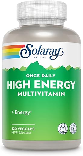 Multivitamínico de Alta Energia | Fórmula de Liberação Controlada | Alimento Integral - SOLARAY
