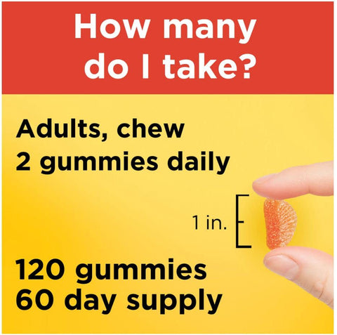 Gummies de Vitamina C 250 mg – Suplemento Alimentar 120 Unidades – Guia Completo de Vitaminas e Suplementos - Adventure Home