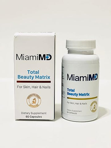 Medix - Total Beauty Matrix – Suplemento para Cuidados com a Pele – 60 Cápsulas
