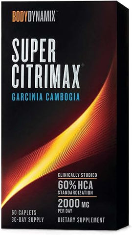 GNC - BodyDynamix Super Citrimax | Garcinia Cambogia | 60 Cápsulas | 60 g