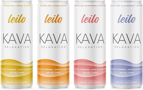 LEILO - Leilo Calm in a Can | Bebida Relaxante com Kava | 100% Natural