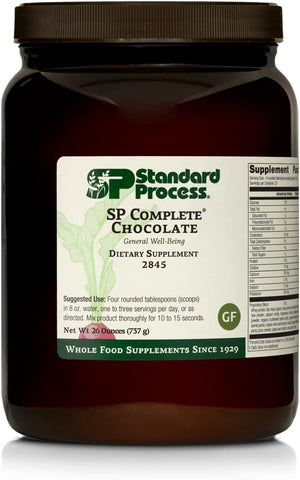 Standard Process Inc. - Standard Process SP Complete – Suporte Imunológico, Suporte Hepático, Antioxidante com Proteína de Arroz, Extrato de Semente de Uva e Colina – Vegetariano, Chocolate – 26 Ounce (750g)