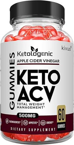 kivus - Kivus Ketologenic ACV Gummies – Gomas de Vinagre de Maçã Cetogênico Kivus (Unidade, 60 Gomas)