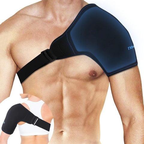 Bolsa de Gelo para Ombro – Terapia Fria para Manguito Rotador, Indicada para FSA ou HSA – Envoltório de Gelo para Ombro, Alívio da Dor, Recuperação Pós-Cirúrgica, Inchaço, Tendinite – 100% Eficaz - NEWGO