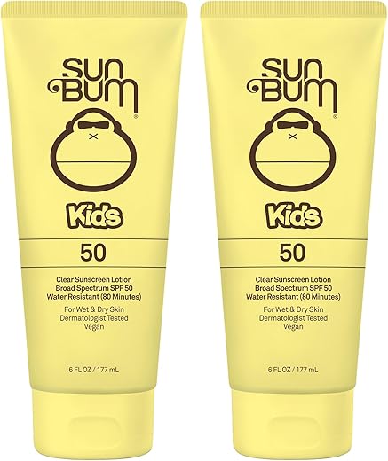 Protetor Solar Infantil Sun Bum FPS 50 | Aplicação Molhada ou Seca | Amigo dos Recifes (Octinoxate) | 100ml