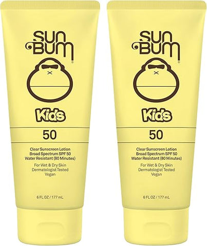 Protetor Solar Infantil Sun Bum FPS 50 | Aplicação Molhada ou Seca | Amigo dos Recifes (Octinoxate) | 100ml