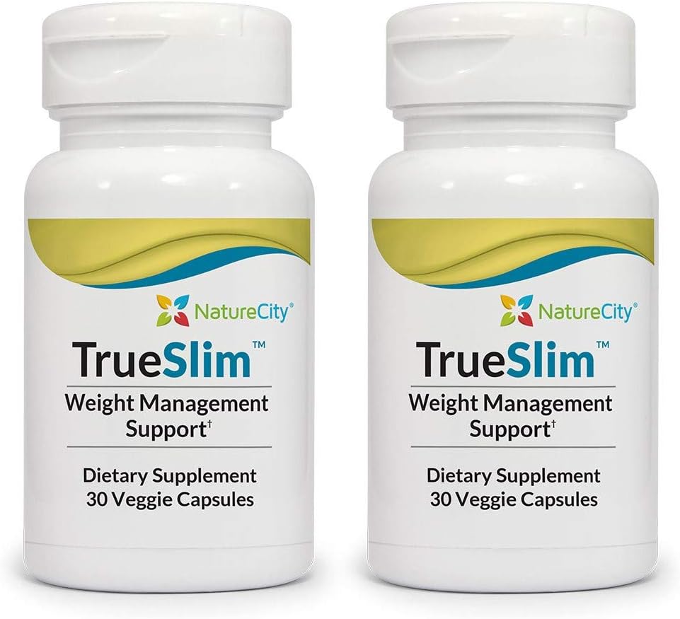 NatureCity - True-Slim 400mg Morosil | Suplemento para Perda de Peso e Gordura | Reduz Acúmulo de Gordura | 60 Cápsulas Vegetarianas | Livre de Transgênicos e Glúten | Feito nos EUA com Extrato de Laranja Sanguínea