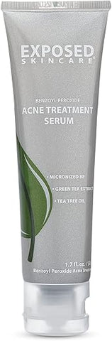 Tratamento para Acne – Serum Passo 3 Reduz Rapidamente o Tamanho e Vermelhidão das Espinhas – Tratamento Localizado de 12 Horas – 3.5% Peróxido de Benzoíla, Chá Verde Natural - Exposed Skin Care