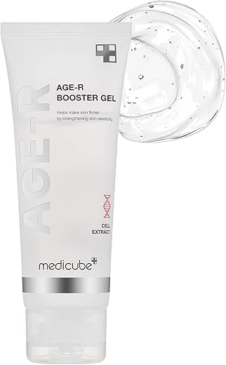 Age-R Booster Gel Serum – Soro Facial Hidratante e Nutritivo com Extrato de Células-Tronco Vegetais, Ácido Hialurônico, Colágeno – Hipoalergênico Coreano - Medicube