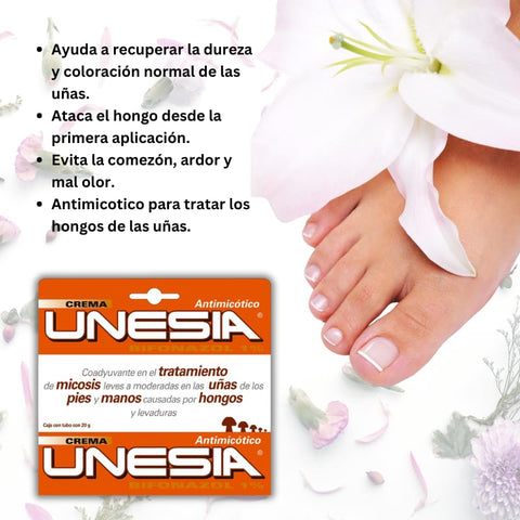 Creme/Unguento (3-Pack) – Tratamento Antifúngico para Infecções de Pele – 90g - Unesia