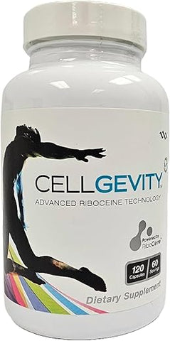 Max International - Cellgevity: Tecnologia Avançada de Riboceine, 120 Cápsulas Vegetais, 60 Porções