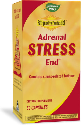 Nature's Way - Nature’s Way Fatigued to Fantastic! Suporte para Fadiga Relacionada ao Estresse Adrenal, 60 Cápsulas