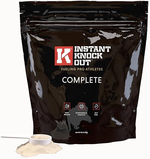 Roar Ambition - Instant Knockout Complete Shred – Shake Substituto de Refeição – Baunilha – Alto teor de Proteína, Enriquecido com Vitaminas, Nutricionalmente Completo – 14 Porções