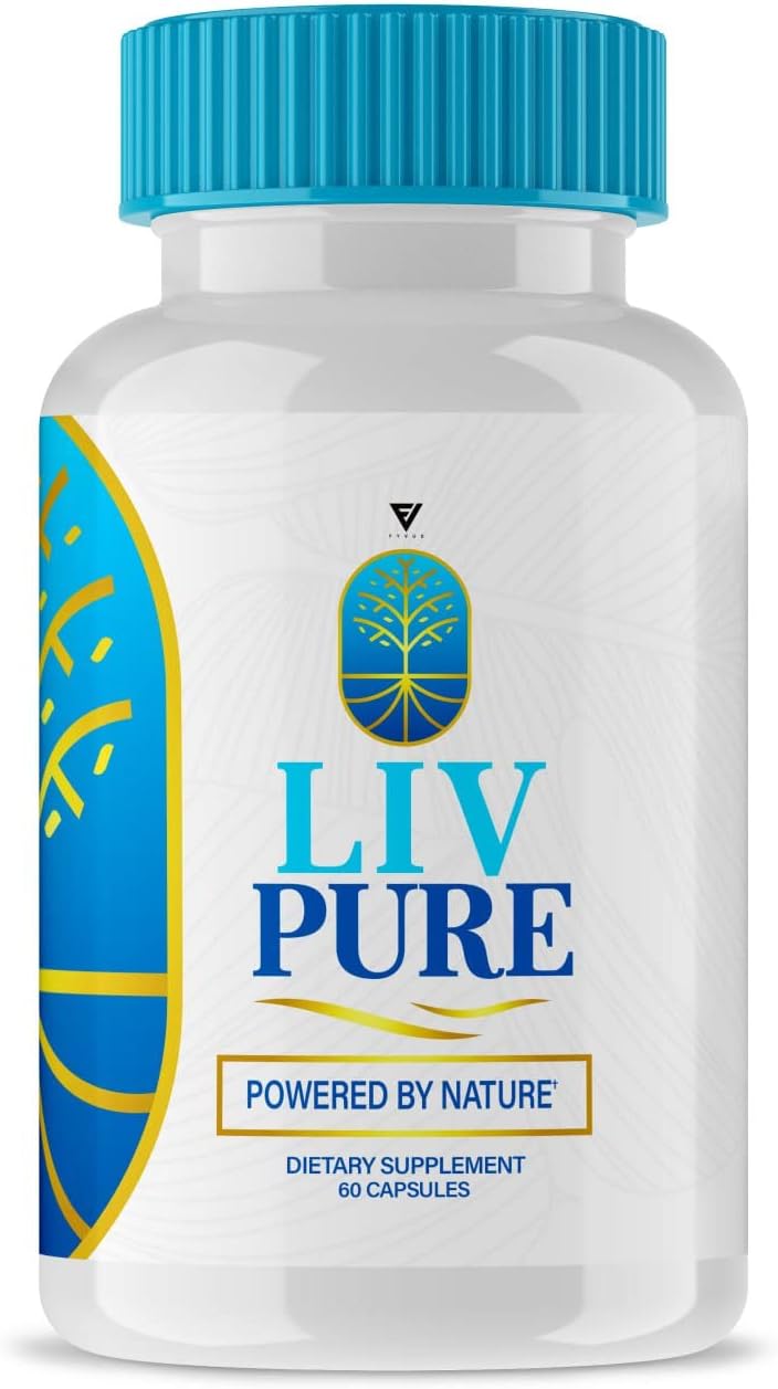 LivPure Cápsulas Desintoxicação do Fígado Perda de Peso, Suplemento LivPure – Produto de Limpeza do Fígado, Suplementos para Saúde Liv Pur, Avaliações de Hidratação da Dieta LivPure - Fyvus