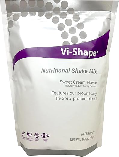 Vi-Shape - Vi Shape Original Shake Nutricional Sabor Creme Doce | 650g (1 Pacote, 24 Porções)