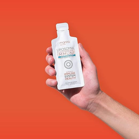 Manna Vitamins Evolved - Manna Liposomal Elderberry Immune (30 Unidades) – Sabugueiro com Zinco | Manna Liposomal Elderberry Immune – Sabugueiro com Zinco (30 Unidades)