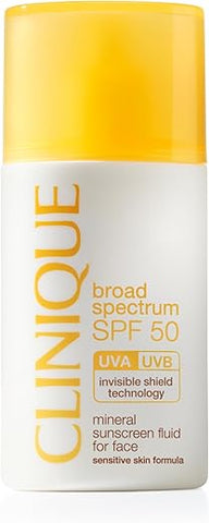 Protetor Solar Mineral Clinique SPF 50 Fluid para o Rosto – 50ml