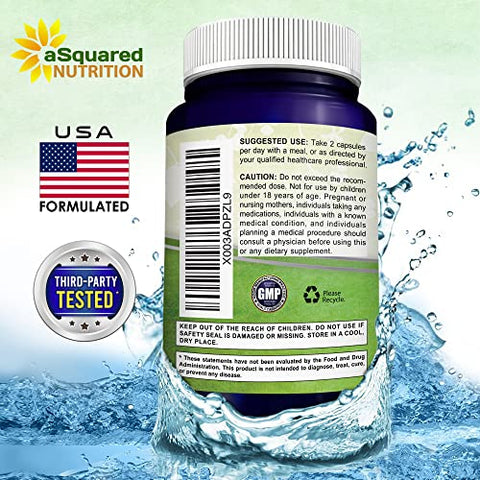 Tongkat Ali 1500mg – 120 Cápsulas – Extrato de Longjack (Eurycoma Longifolia) – Marca aSquared Nutrition - aSquared Nutrition