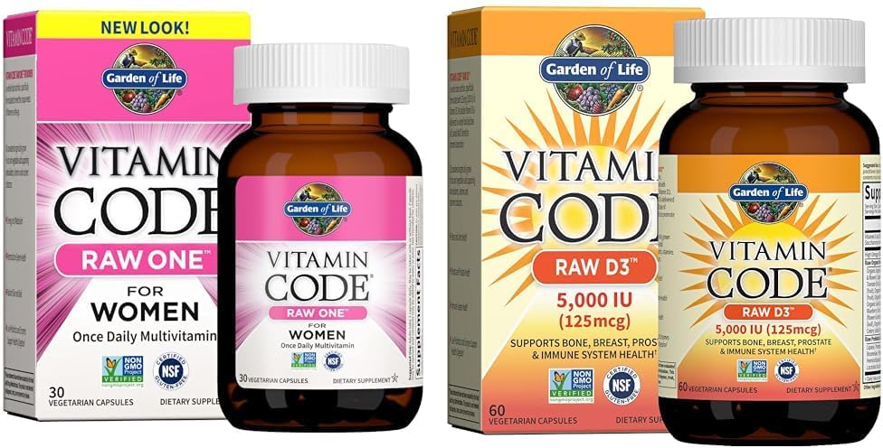 Multivitamínico para Mulheres, Vitamin Code Raw One – 60 Cápsulas - Garden of Life