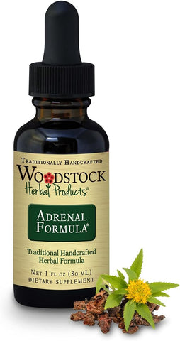 WOODSTOCK HERBAL PRODUCTS - Fórmula Adrenal, 1 FZ – Potencialize sua energia e bem-estar