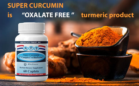 AFI AMERICA's FINEST INC - AFI Super Curcumin C3 Complex 1000mg – Cúrcuma 95%% sem oxalatos, Extrato de Pimenta Preta, Máxima Absorção para Saúde das Articulações – Vegetariano, Sem Glúten, Não-OGM