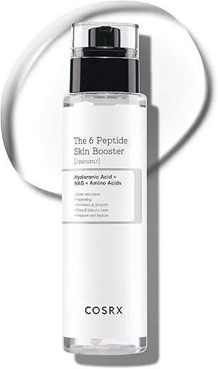 Booster Toner Serum Peptídeo Colágeno 6X 150mL, Essência Facial Renovadora da Pele, Niacinamida - COSRX