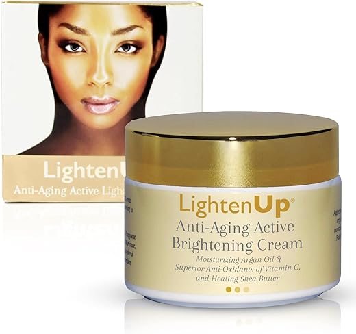 OMIC Lighten-Up - Creme Clareador e Anti-idade LightenUp – 100ml – Óleo de Argan e Manteiga de Karité