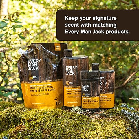 Sabonete Líquido Âmbar e Sândalo para Homens 250ml - Every Man Jack