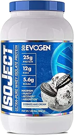 Isoject Cookies – Proteína Isolada de Soro de Leite, Saboroso e Nutritivo – 30g de Proteína por Porção - Evogen
