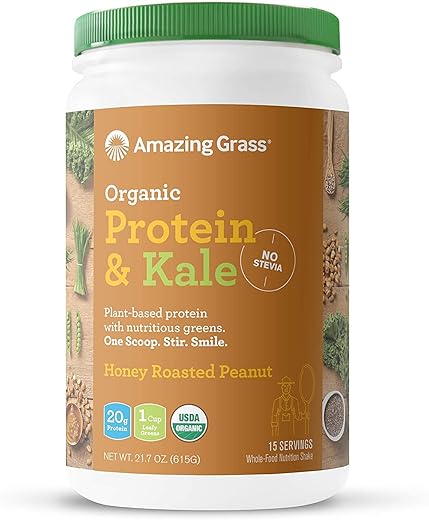 Generic - Amazing Grass | Proteína em Pó | 100% Natural | 30g de Proteína por Porção | Energia e Nutrição para o seu Dia | Marca Amazing Grass