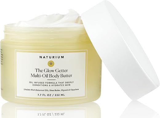 The Glow Getter – Manteiga Corporal Multi-Óleo Batida, Creme Firmador – 200g - Naturium