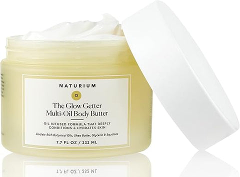 The Glow Getter – Manteiga Corporal Multi-Óleo Batida, Creme Firmador – 200g - Naturium