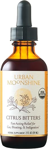 Citrus Bitters Orgânicos Certificados – Alívio de Inchaço* – Suporte à Função Hepática – 30ml - Urban Moonshine