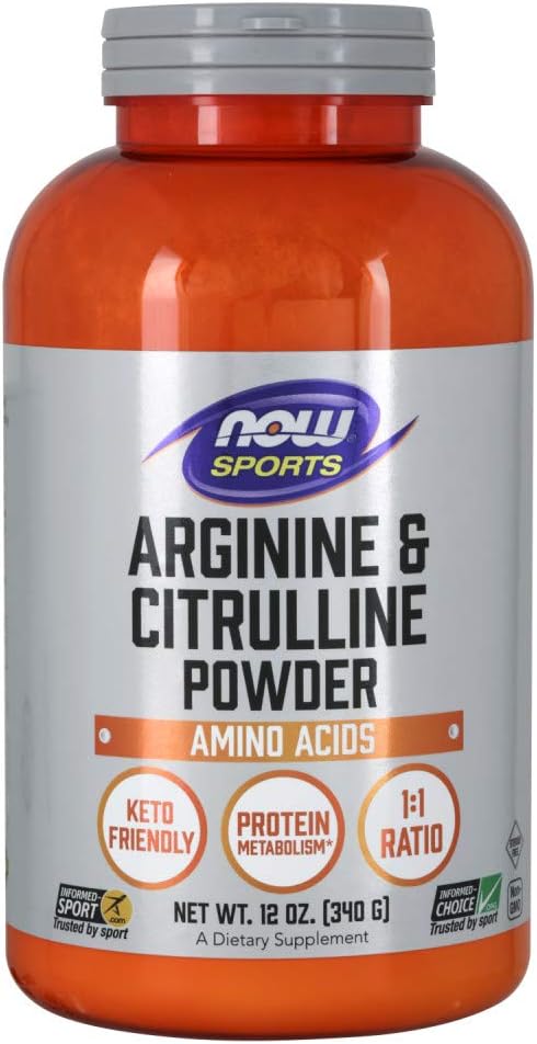 Nutrição Esportiva, Arginina – Aumente seu Desempenho com Energia Natural – 100g - NOW Foods