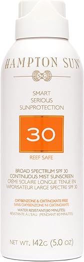 Hampton Sun Protetor Solar FPS 30 Spray Contínuo 177 ml
