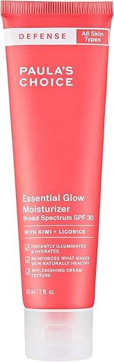 Paula's Choice - Paula’s Choice DEFENSE Essential Glow Hidratante Mineral SPF 30 com Extrato de Kiwi e Vitamina C – 50ml